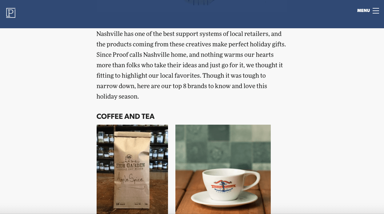 Gift guide for online coffee and tea