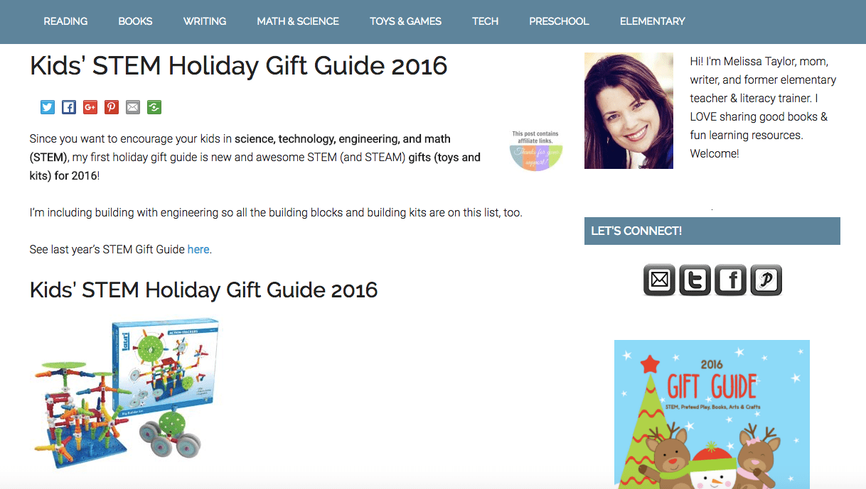 Kids in science, technology, engineering, and math (STEM) first holiday online gift guide